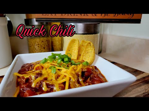 Quick Chili | How to make Chili quickly