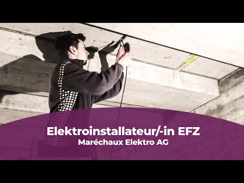 Lehre als Elektroinstallateur/-in EFZ bei der Maréchaux Elektro AG