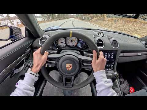 Driving The Porsche Cayman GT4 RS - This 9,000RPM Flat 6 Sounds INCREDIBLE  (POV Drive)