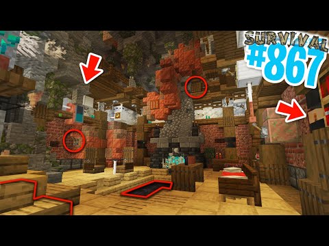 ALL THE SECRET PASSAGES IN MY BASE!! - Minecraft ITA SURVIVAL #867