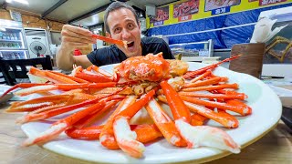 Red Snow Crab!! 🦀 GIANT CRAB RAMEN + Street Food in Korean Seafood Capital! - YouTube