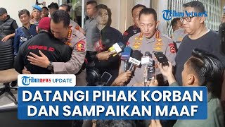 Minta Maaf Langsung, Kapolri Temui Keluarga Ojol yang Tewas Dilindas Rantis, Siap Bantu Pemakaman