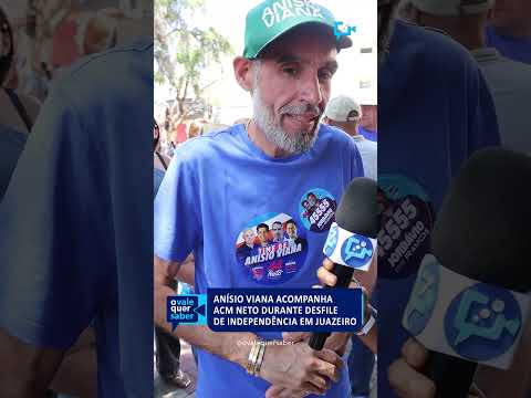 Mais uma entrevista direto da festa cívica de 7 de Setembro! O prefeito de Casa Nova Anisio Viana