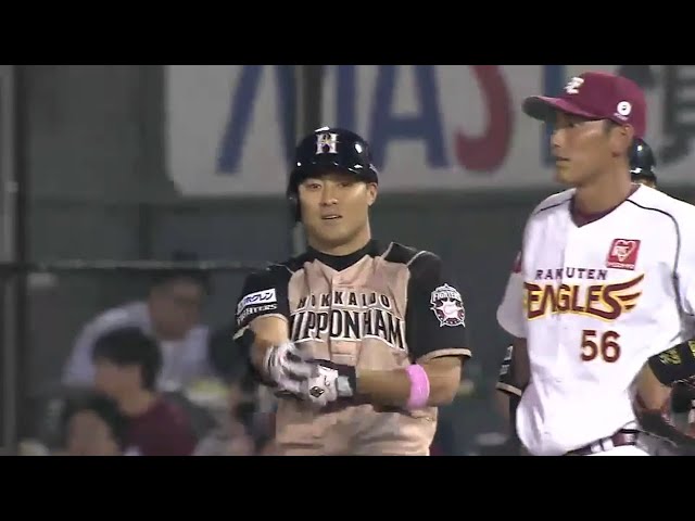 【1回表】ファイターズ・田中賢 チームを勢い付ける先制打!! 2016/9/9 E-F