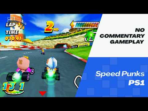 Speed Punks Gameplay (PS1) | No Commentary | Original Hardware Upscaled 1080p