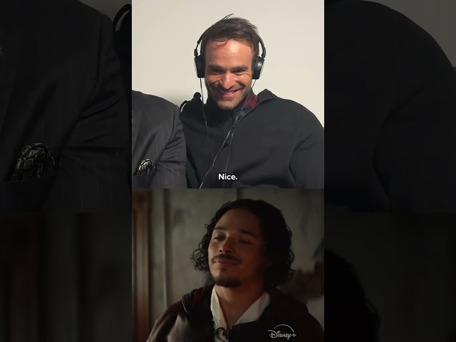 Charlie Cox & Vincent D'Onofrio watch the trailer for Marvel Television's all-new series Ironheart!