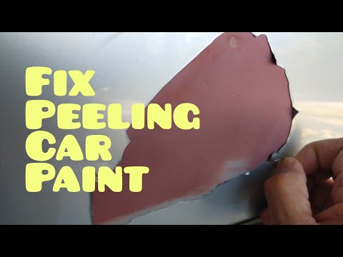 fix peeling car paint