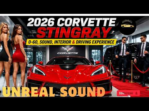 Thumbnail for 2026 Corvette Stingray | 0-60, Sound, Interior & Driving Experience by Chevrolet, Sports car, video, Corvet, Corvett, Car, vide