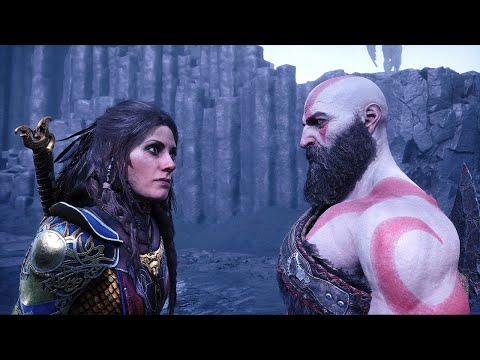 Kratos Meets Freya in Valhalla Scene - God of War Ragnarok Valhalla DLC