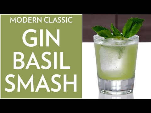 Gin Basil Smash – The Educated Barfly