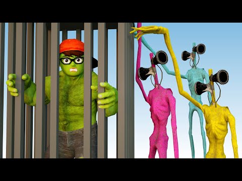 NickHulk vs Siren Head - Tani Shehulk Rescue Family Funny