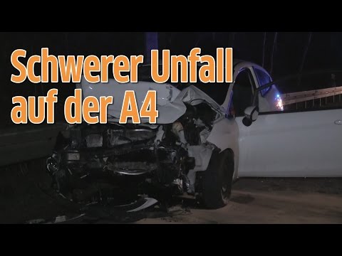 Unfall auf der A4 zwischen Eifeltor und Kreuz Süd