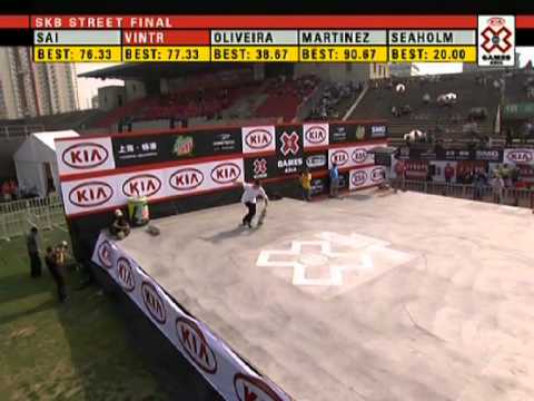 X Games Asia 2011 - Tomas Vintr Skateboard Street Silver Medal