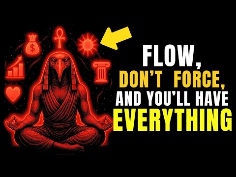 Thoth’s Forbidden Technique to Achieve EVERYTHING Without Doing ANYTHING – FLOW, DON’T FORCE