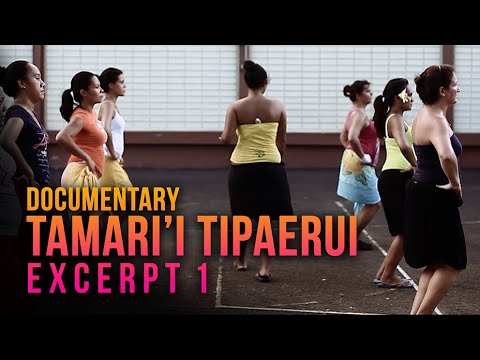 Tamari'i Tipaerui - Extract 1 - Documentary tahitian dance