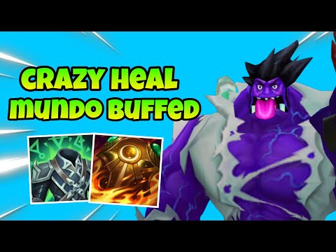 NEW BUFFED MUNDO WILD RIFT MAKE HIM SUPER STRONG ! best build