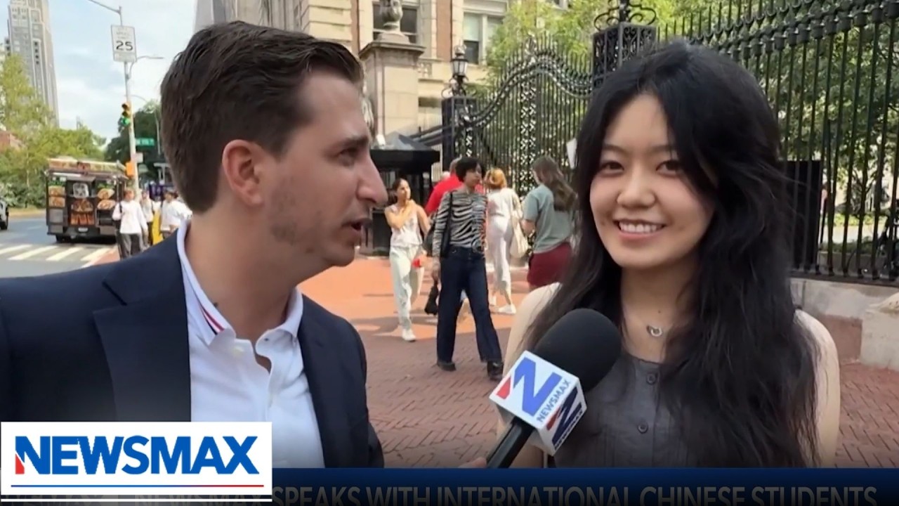 Chinese students in America sound off on Trump, AI and communism | Rob Schmitt Tonight