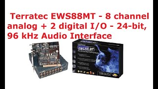 Video thumbnail for Terratec EWS88MT 8+2 channel audio interface with Reaper + MX9000 Overview by LeOnline