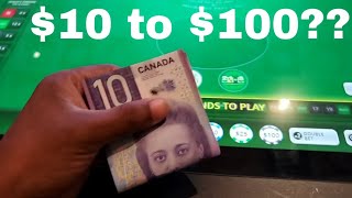 Trying to turn $10 into $100 at Fallsview Casino without table games 
