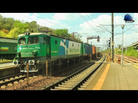 LE5100 KW 40-0647-0&Tren VTR Intermodal Train in Gara Cernavodă Pod/Bridge Station 07 September 2019