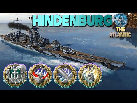 Cruiser Hindenburg on map The Atlantic - World of Warships