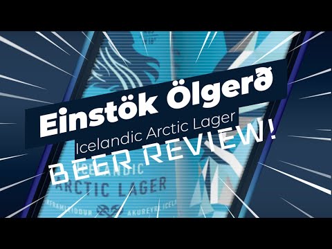 Einstök Ölgerð Icelandic Arctic Lager Beer Review! Wow! #beer #beerreview #lager