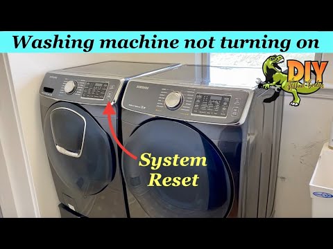 Samsung washing machine not turning on - System reset