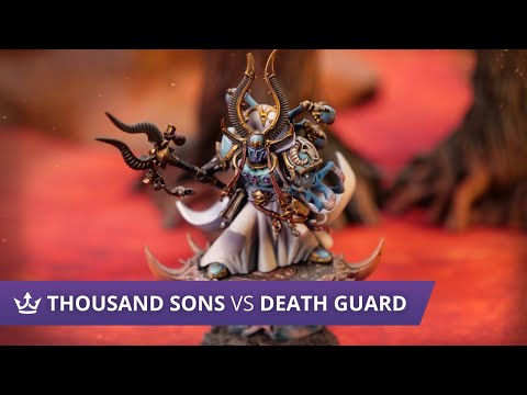 Thousand Sons vs Death Guard - 9th Edition Warhammer 40k Battle Report