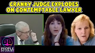 ENTITLED LAWYER RAGES at JUDGE and KAREN THINKS THIS IS A WENDY
