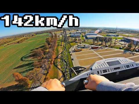 HYPERION - Highest & Fastest Rollercoaster in Europe - Energylandia - 4K POV 2020 Poland