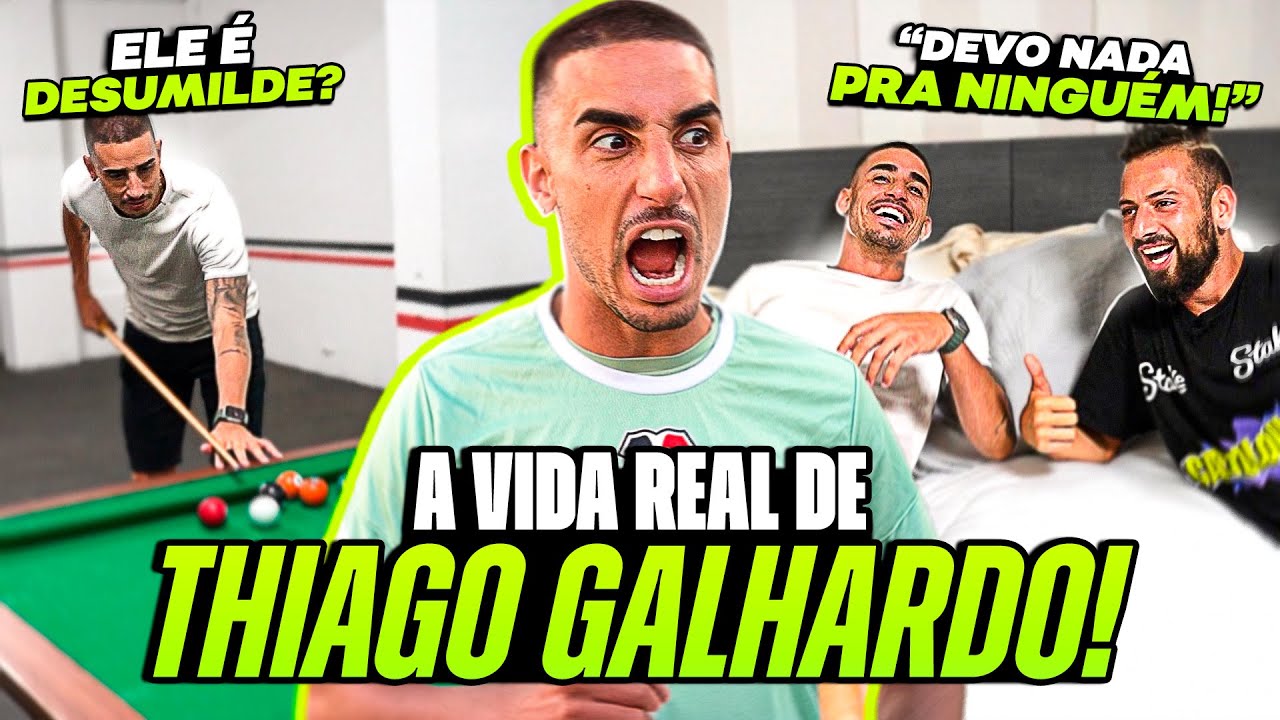 PASSEI UM DIA COM THIAGO GALHARDO NO SANTA CRUZ!