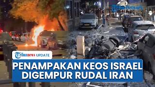 Penampakan Keos Israel Usai Diserang Rentetan Rudal Iran, Mobil Terbakar Puing Bangunan Berserakan