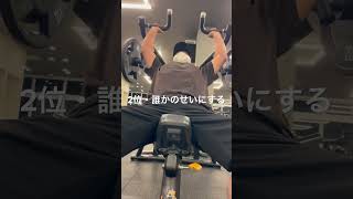 筋トレサボる人の特徴ランキング☠️#筋トレ #ボディメイク  #拡散 #言い訳