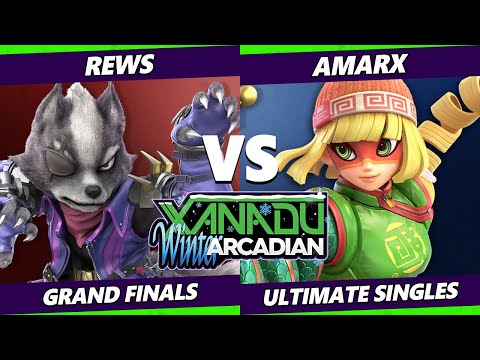 Xanadu Winter Arcadian GRAND FINALS - Rews (Wolf) Vs. AmarX [L] (Min Min) Smash Ultimate - SSBU