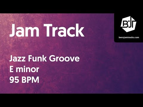 Jazz Funk Groove Jam Track in E minor "Wurlibird" - BJT #13