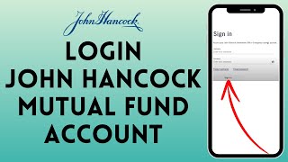 How to Login John Hancock Mutual Fund Account (2024) | Sign In to John Hancock Mutual Fund