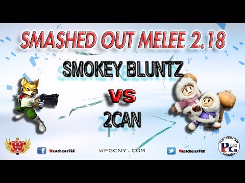 Smashed Out Melee V2.18 - Smokey Bluntz Vs. 2Can - Winners Semi-Finals