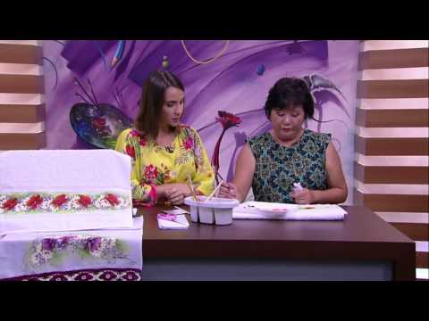 Mulher.com - 09/02/2016 - Pintura em toalha - Julia Passerani PT2