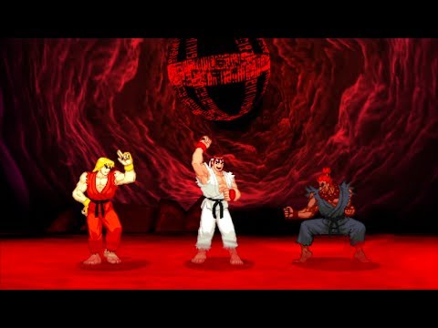 Marvel VS Capcom 2 - Ryu/Ken/Akuma - Expert Difficulty Playthrough