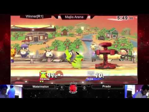 SSB4 @ Al Majlis 15/1: Watermelon (Pikachu) vs Prado (ROB) - WR1