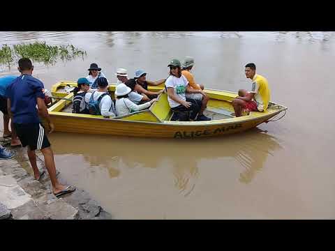 Acesso ao Fortim do Bass só é feito de barco.