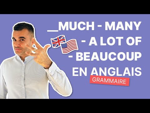 Many - Much - A Lot Of - How to Say Much | English Grammar