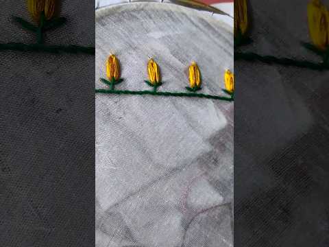 Hand Embroidery beautiful flower 🌾🌾🌾#2024