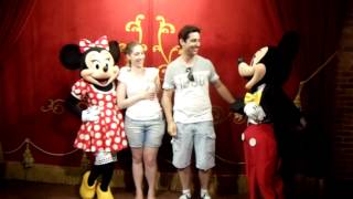 Isa Dudu Disney - Meeting Mickey and Minnie Mouse - Magic Kingdom 2012