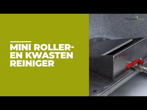 Mini Roller-  en Kwastenreiniger - Spoelwaterinstallatie Accessoires Uitgelicht