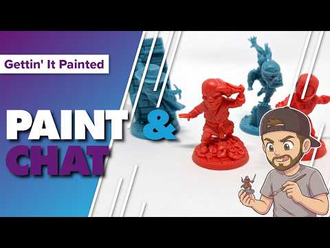 Marvel United Miniature Painting Live Stream and Chat