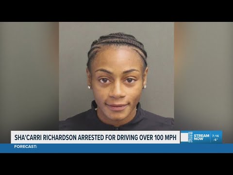 Olympic gold medalist Sha'Carri Richardson charged with speeding in Florida