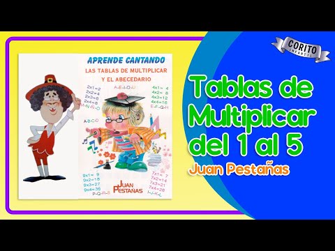 Juan Pestañas - Tablas De Multiplicar Del 1 Al 5 🥁🎷 Aprendizaje | Preescolar y primaria