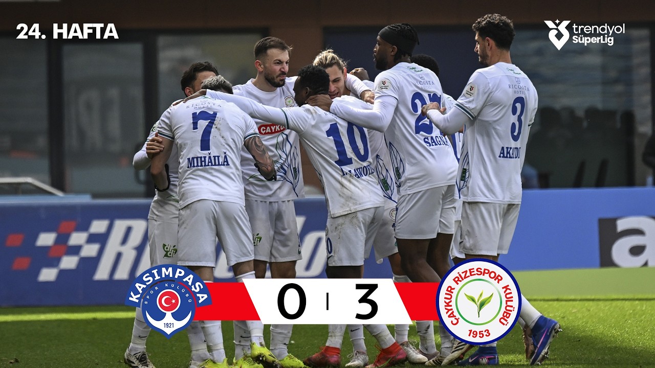 Kasımpaşa vs Çaykur Rizespor Highlights