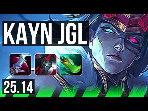 KAYN vs SHACO (JGL) | 18/1/4, Legendary | EUW Master | 25.14